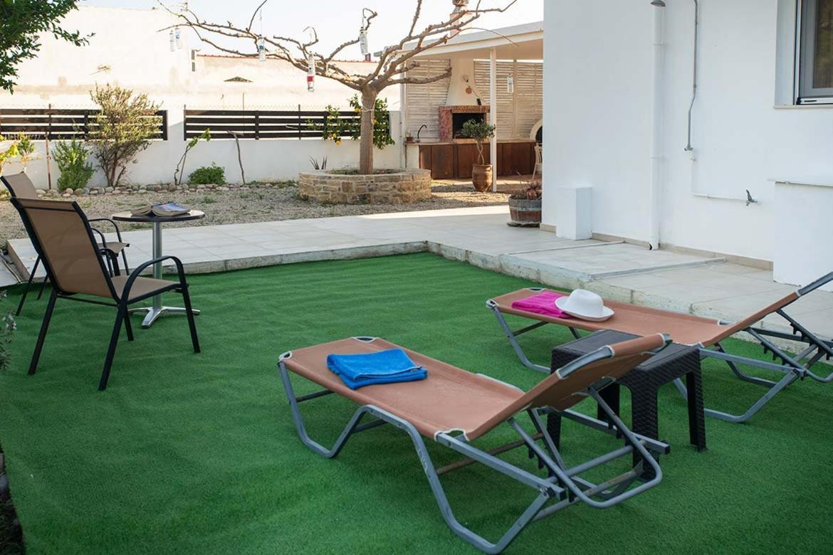 Afrathias Beachhouse - Cretan Hideaway Kalamaki  Exterior foto